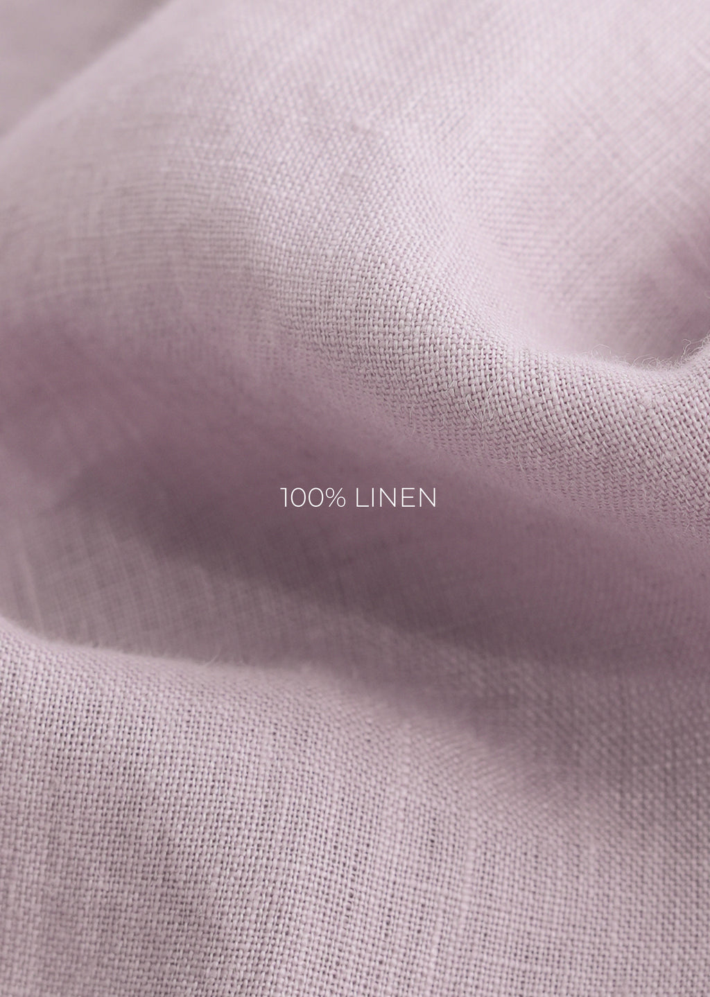 100% Pure Linen Lilac Shirt